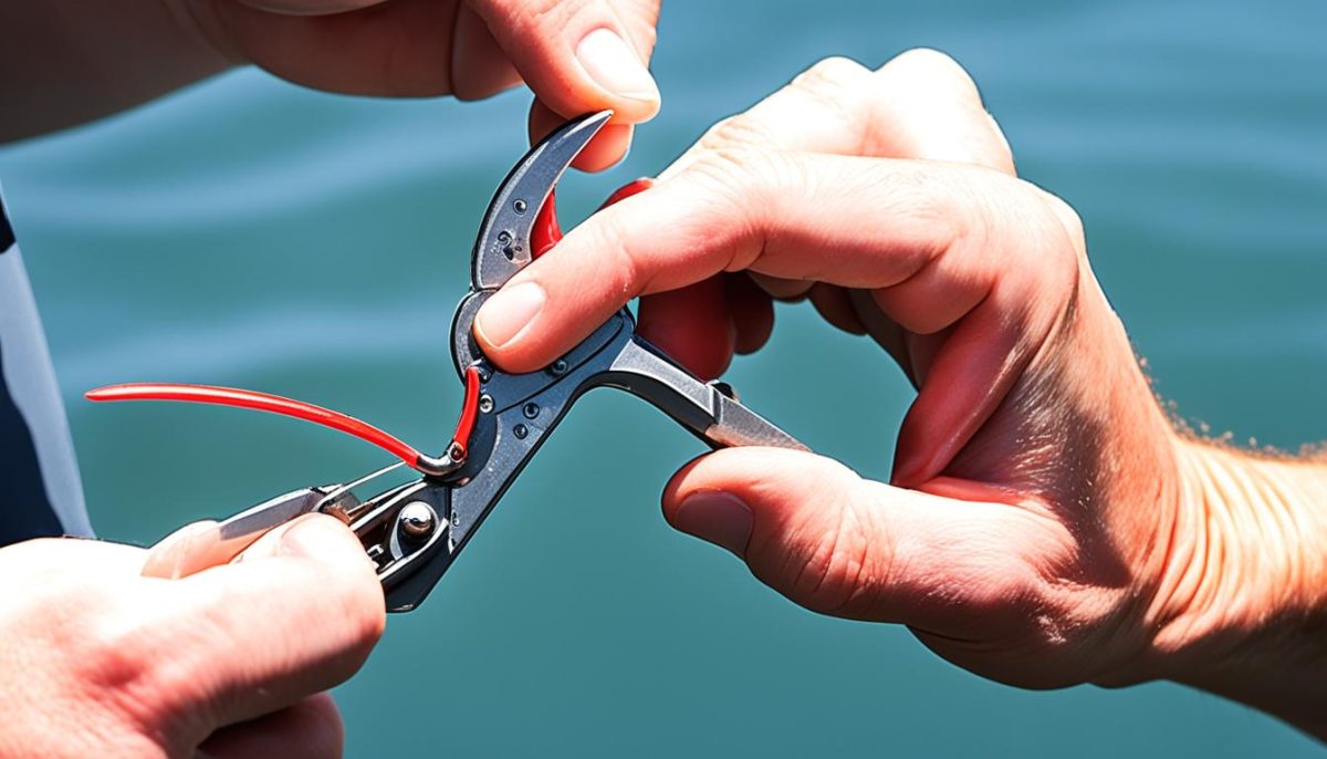 Using fishing pliers effectively