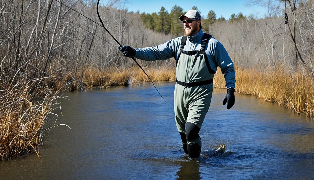 clothing for warm weather under waders