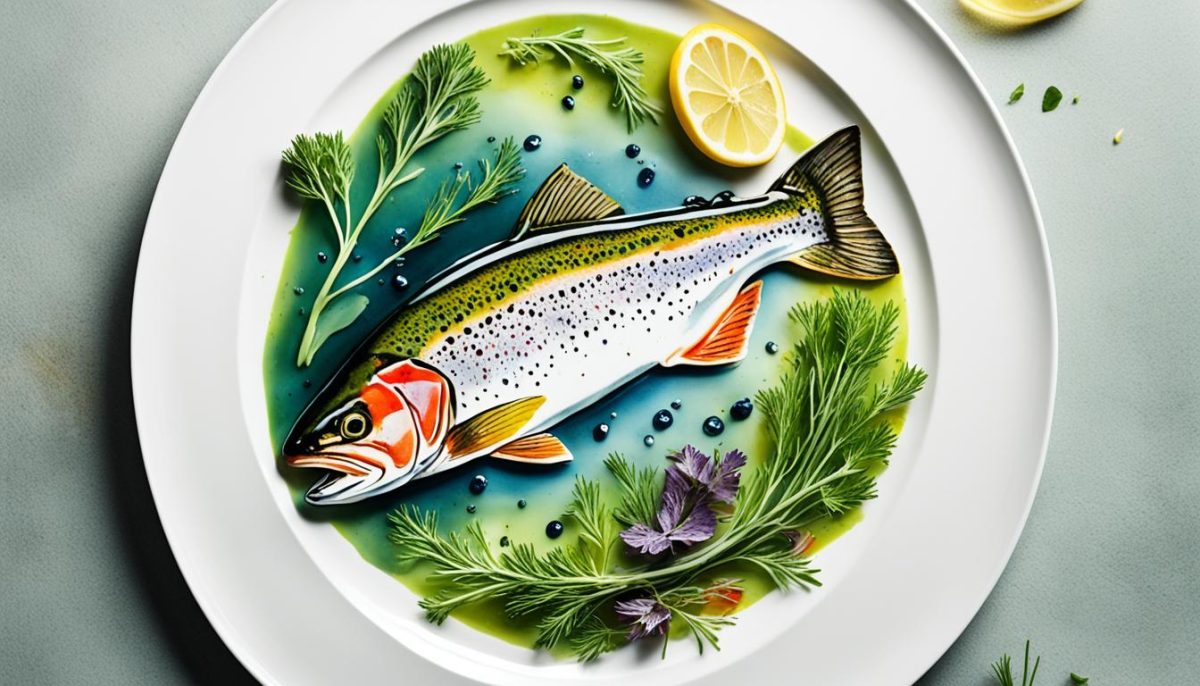 delicate flavor of trout